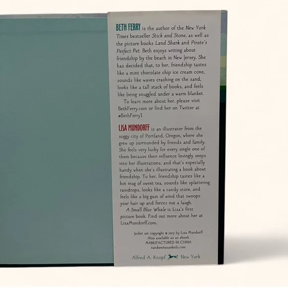 A Small Blue Whale Baby & Toddler Picture Book on Waiting & Friendship Hardcover - Picture 6 of 10